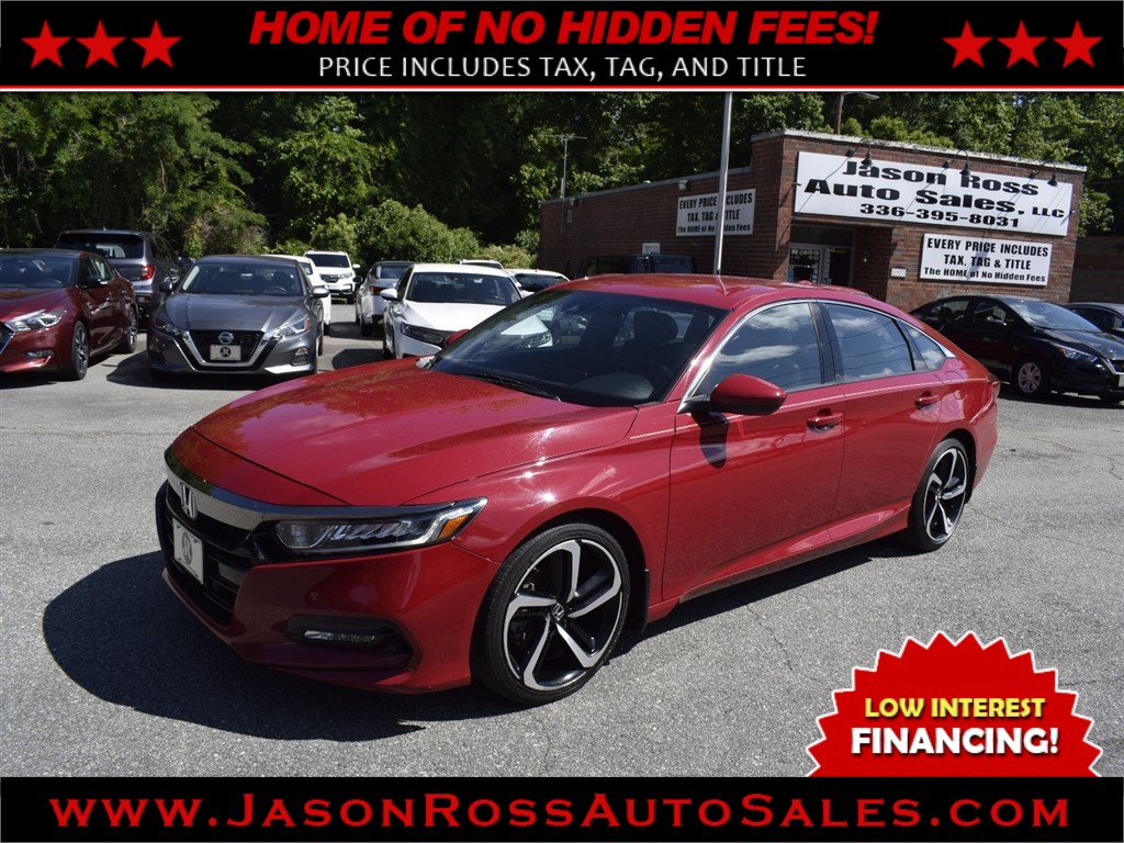2018 Honda Accord Sport w/ Honda Sensing for sale by dealer
