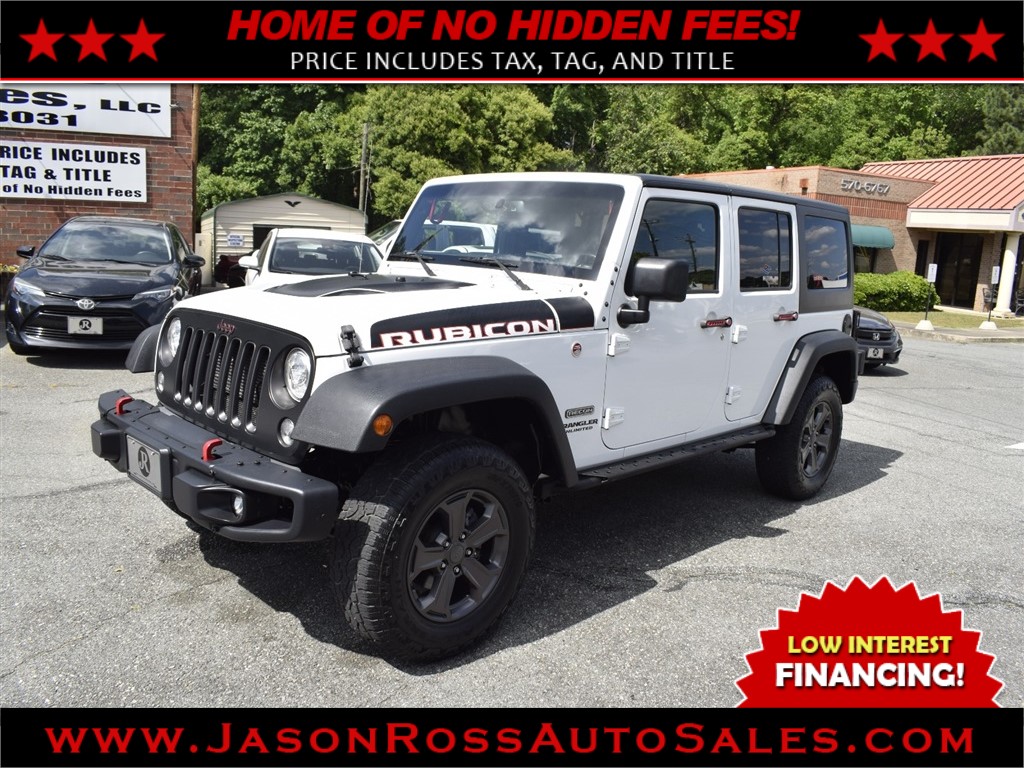2017 Jeep Wrangler Unlimited Rubicon 4WD for sale by dealer