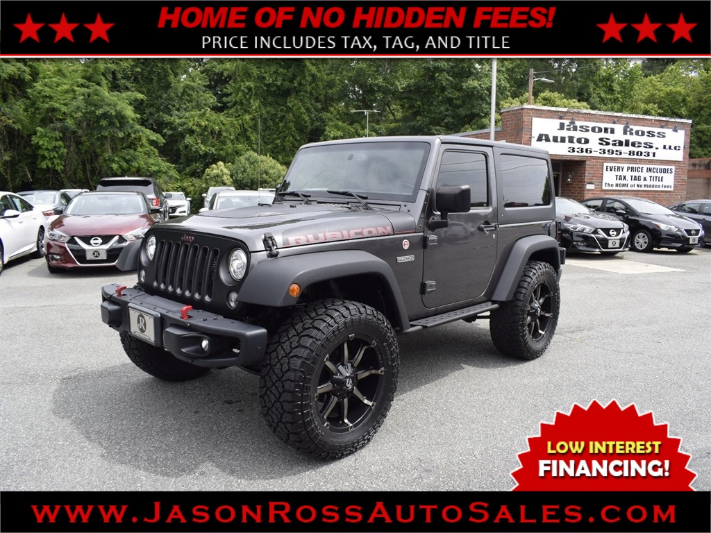 2017 Jeep Wrangler Rubicon 4WD for sale by dealer