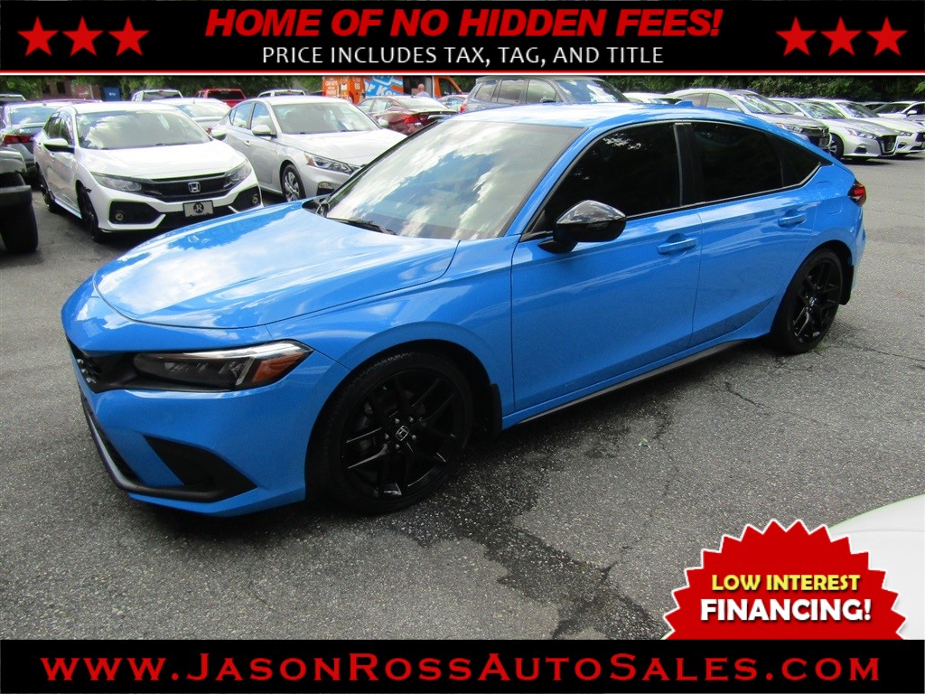 2022 Honda Civic Sport Hatchback w/ Honda Sensing for sale by dealer
