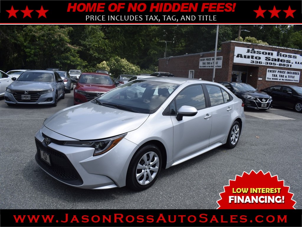 2021 Toyota Corolla LE w/ Toyota Sensing for sale by dealer