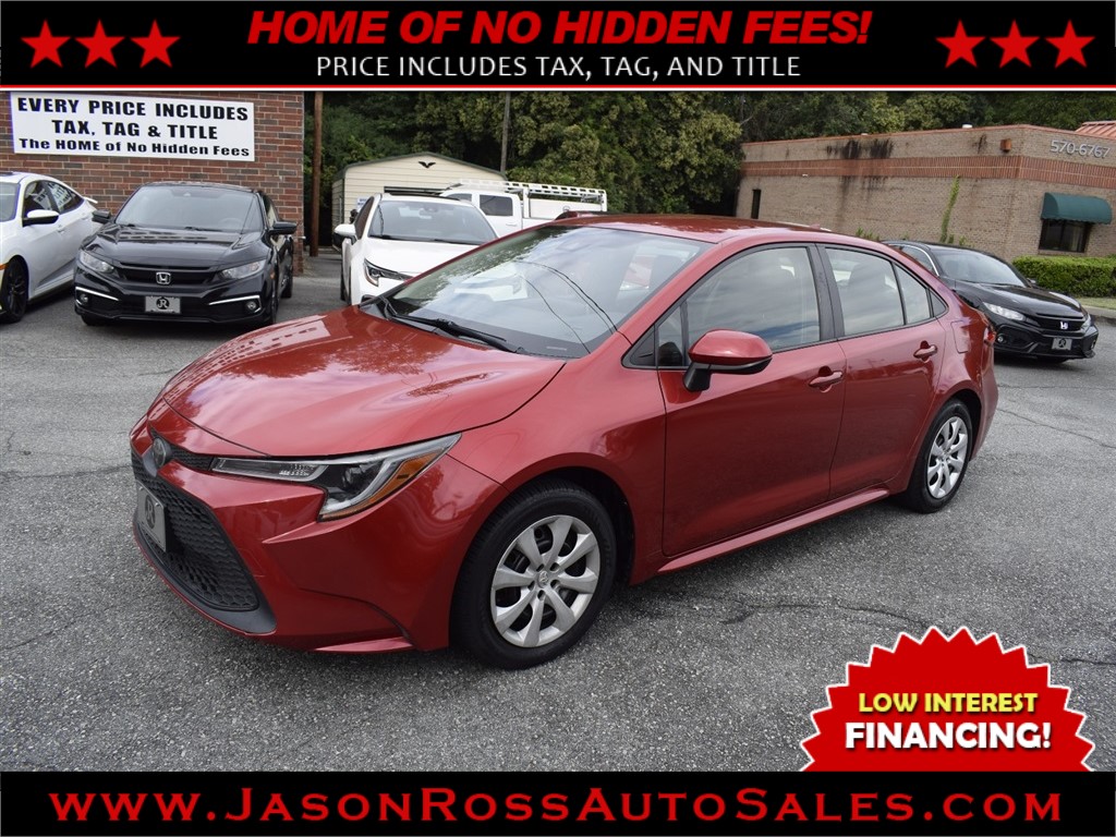 2020 Toyota Corolla LE w/ Toyota Safety Sense for sale by dealer