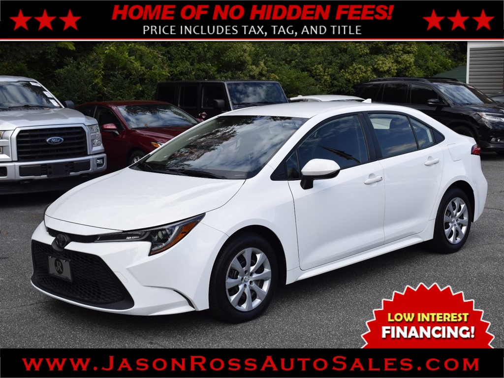 2020 Toyota Corolla LE w/ Toyota Safety Sense for sale by dealer