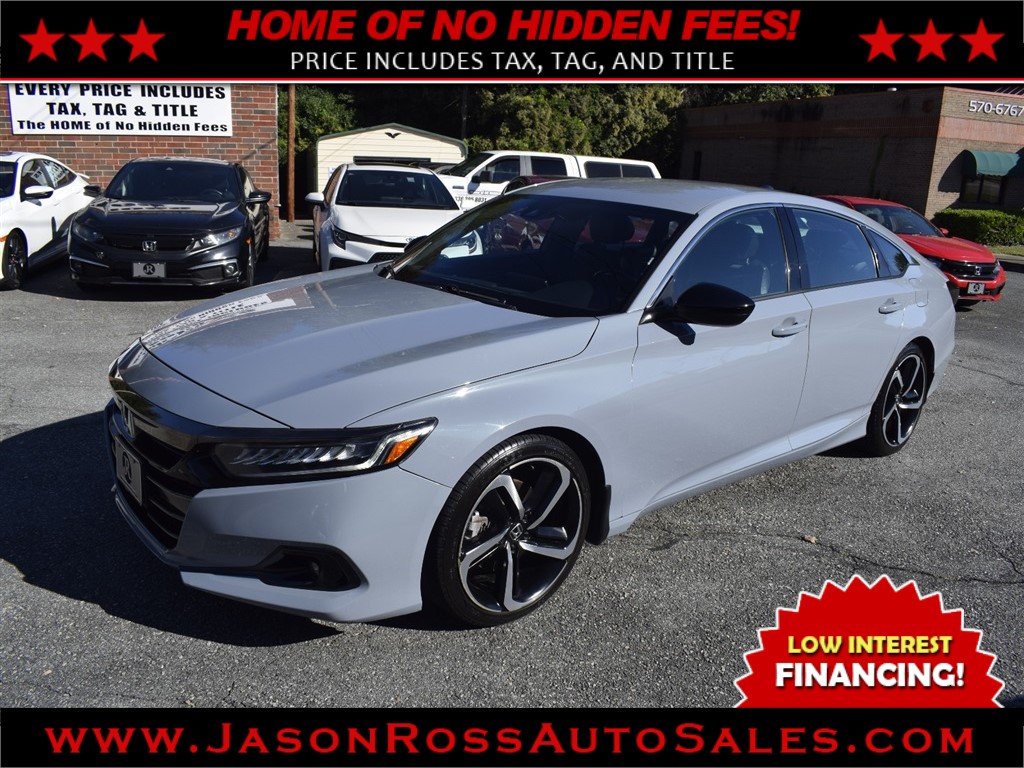 2021 Honda Accord Sport w/ Honda Sensing for sale by dealer