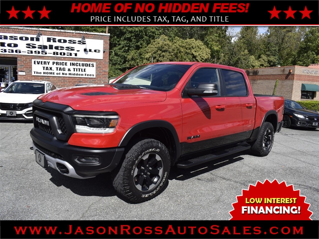 2019 RAM 1500 Rebel Crew Cab 4WD for sale by dealer