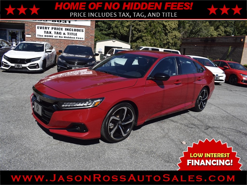 2021 Honda Accord Sport w/ Honda Sensing for sale by dealer