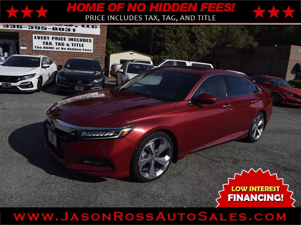 2018 Honda Accord Touring 2.0T w/ Honda Sensing for sale by dealer
