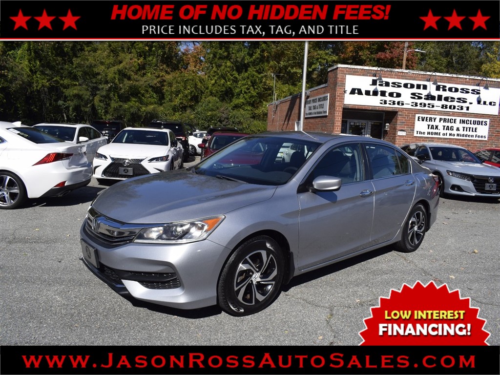 2017 Honda Accord LX for sale by dealer