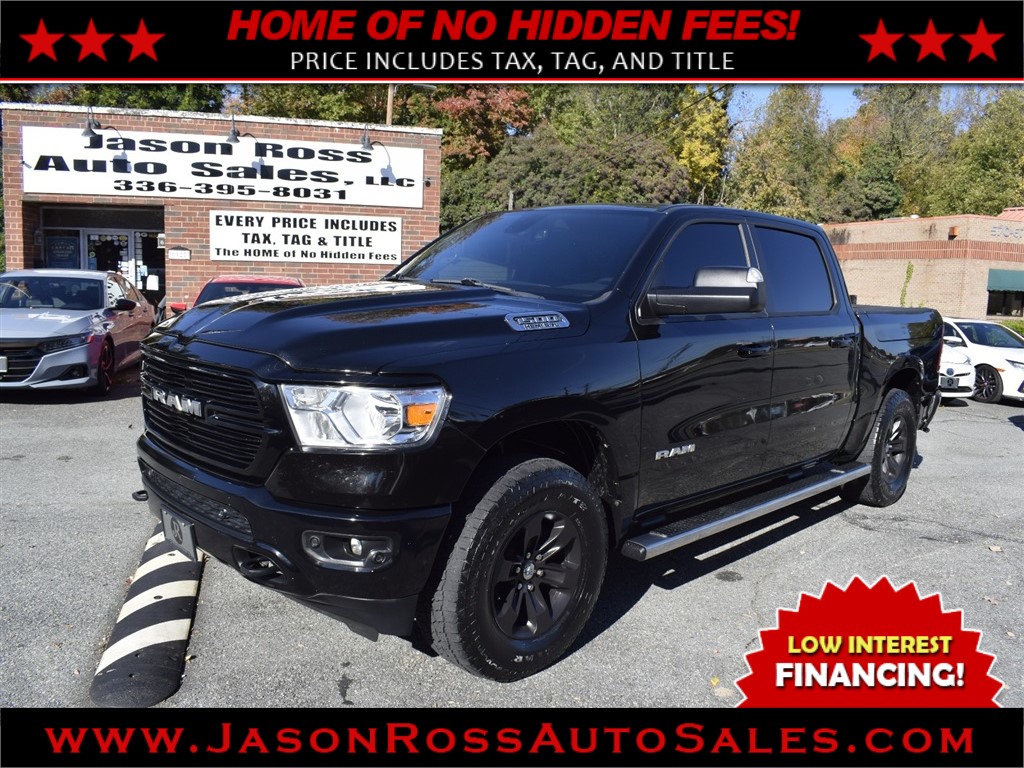 2020 RAM 1500 Big Horn Sport Crew Cab 4WD for sale by dealer