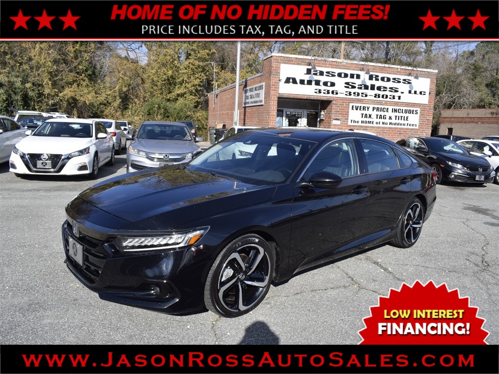 2021 Honda Accord Sport Special Edition w/ Honda Sensing for sale by dealer