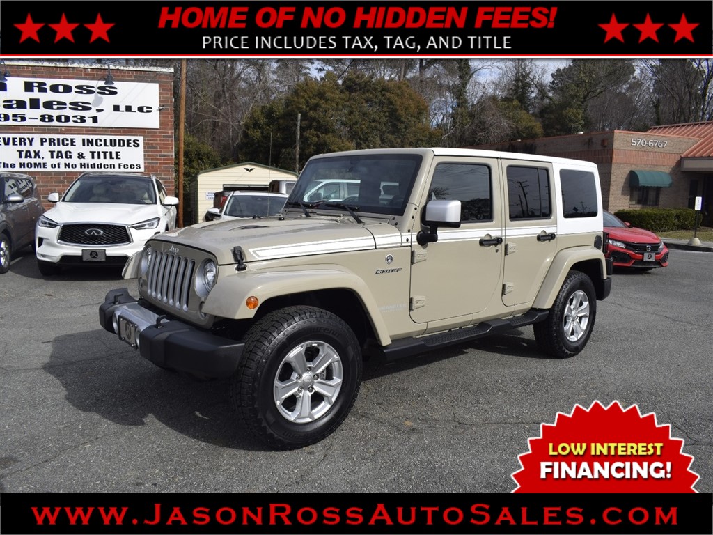 2017 Jeep Wrangler Unlimited Chief Edition 4WD for sale by dealer